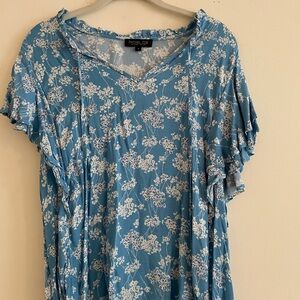 Rachel Zoe White Ruffled Relaxed Blouse